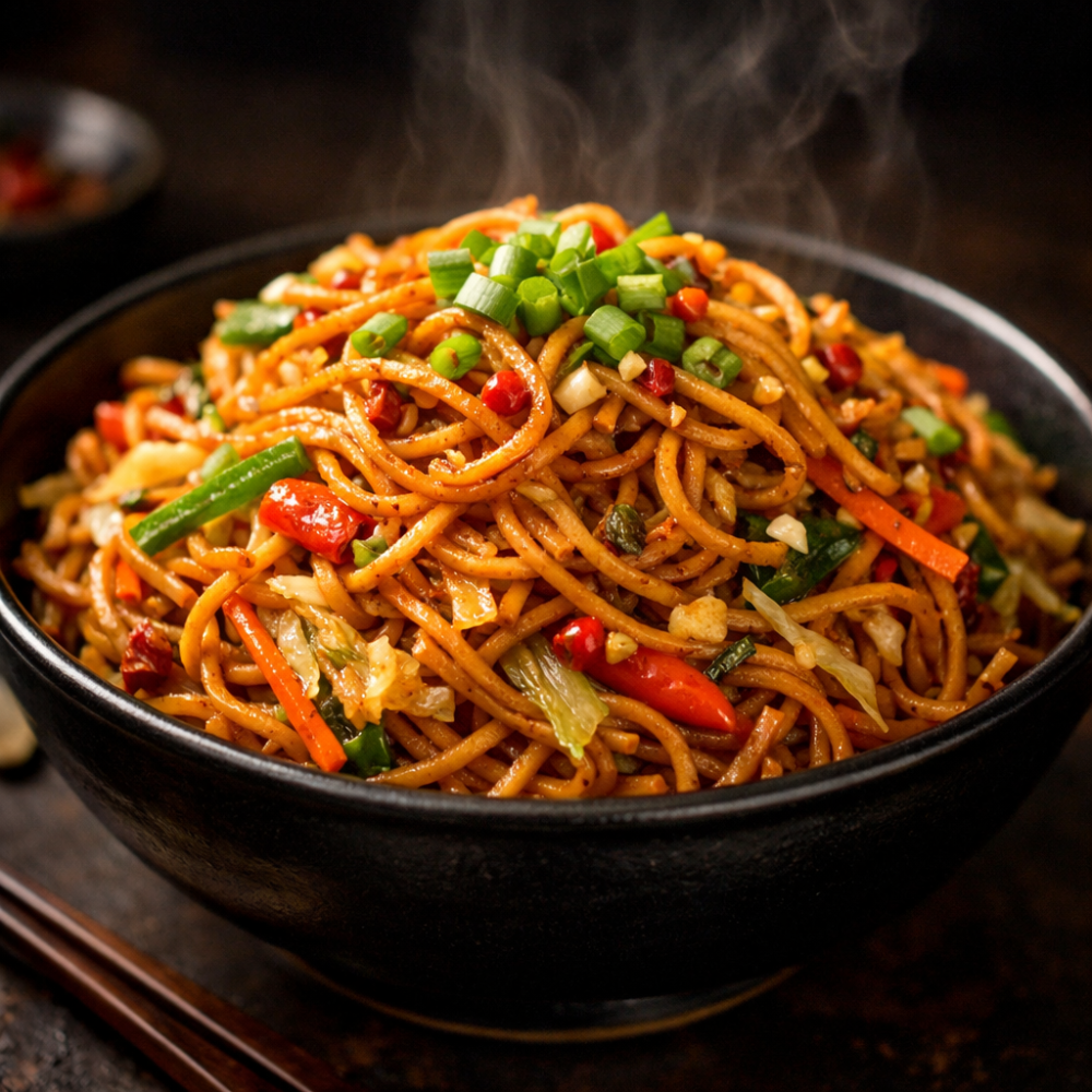 Veg Hakka Noodles